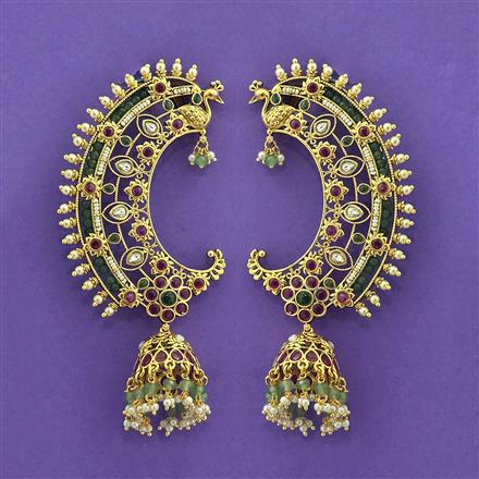 Antique Earcuff With Gold Plating