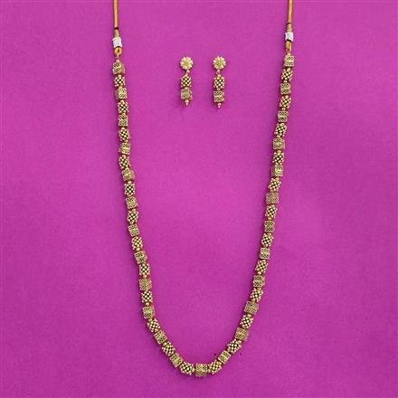 Antique Mala Necklace With Gold Plating