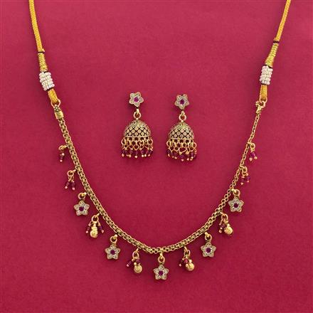 Antique Classic Necklace With Gold Plating