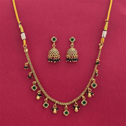 Antique Classic Necklace With Gold Plating