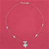Antique Classic Chain Pendant With Rhodium Plating