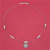 Antique Classic Chain Pendant With Rhodium Plating