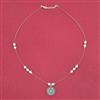Antique Classic Chain Pendant With Rhodium Plating