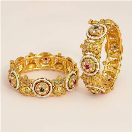 Antique Classic Bangles With Gold Plating