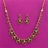 Antique Classic Necklace With Matte Gold Plating