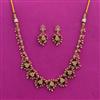 Antique Classic Necklace With Matte Gold Plating