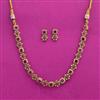 Antique Classic Necklace With Matte Gold Plating