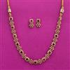 Antique Classic Necklace With Matte Gold Plating