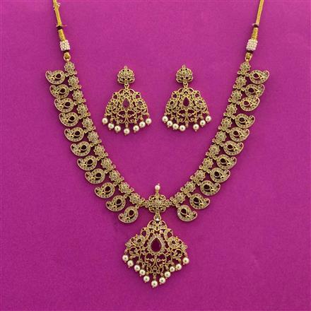 Antique Classic Necklace With Gold Plating