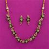 Antique Classic Necklace With Matte Gold Plating