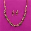 Antique Classic Necklace With Matte Gold Plating