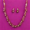 Antique Classic Necklace With Matte Gold Plating