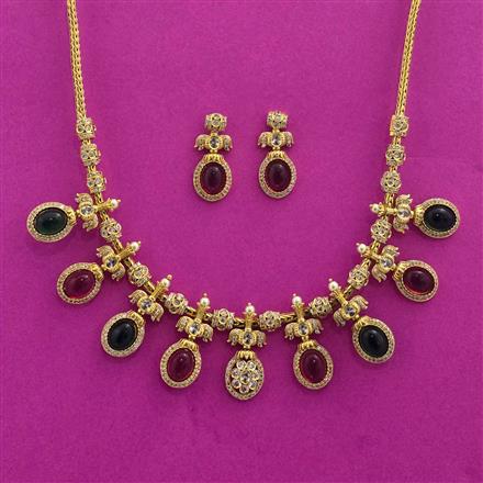Antique Classic Necklace With Gold Plating