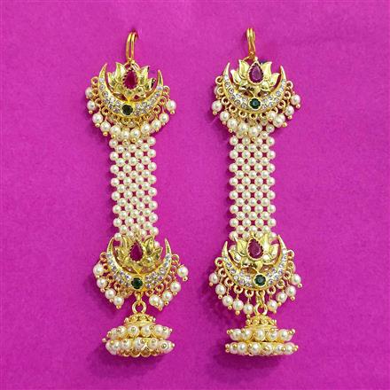Antique Earcuff With Gold Plating