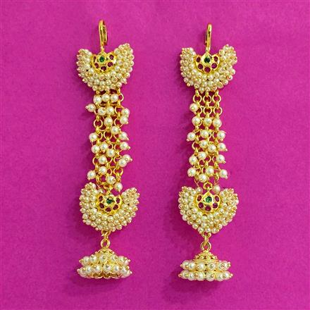 Antique Earcuff With Gold Plating