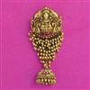 Antique Classic Hair Brooch With Matte Gold Plating