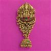 Antique Classic Hair Brooch With Matte Gold Plating
