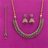 Antique Classic Necklace With Mehndi Plating