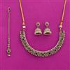 Antique Classic Necklace With Mehndi Plating