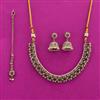 Antique Classic Necklace With Mehndi Plating