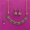 Antique Classic Necklace With Mehndi Plating