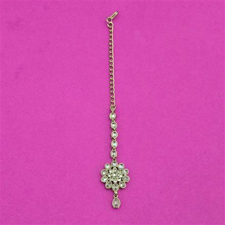 Antique Classic Tikka With Mehndi Plating