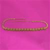 Antique Temple Belt With Matte Gold Plating