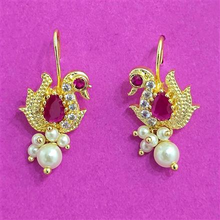 Antique Moti Earring With Gold Plating