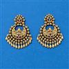 Antique Classic Earring With Matte Gold Plating