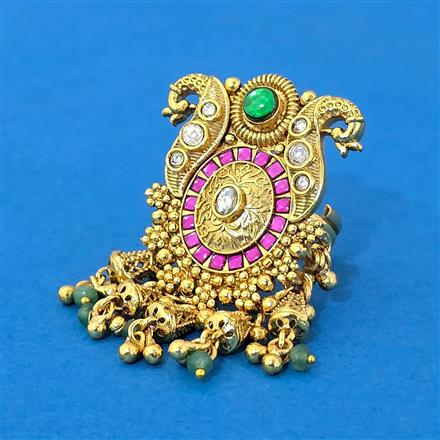 Antique Adjustable Ring With Gold Plating