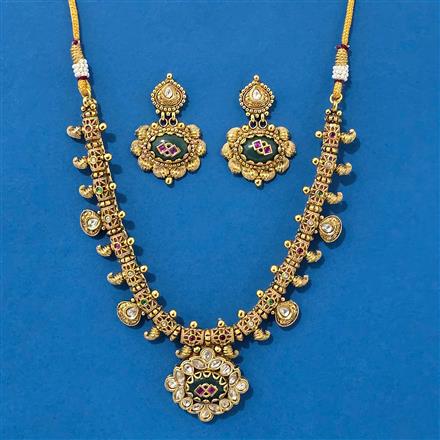 Antique Classic Necklace With Gold Plating