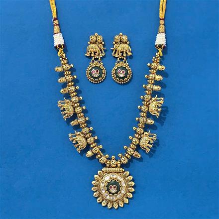 Antique Classic Necklace With Gold Plating