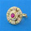 Antique Adjustable Ring With Gold Plating