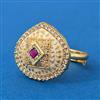 Antique Adjustable Ring With Gold Plating