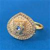 Antique Adjustable Ring With Gold Plating