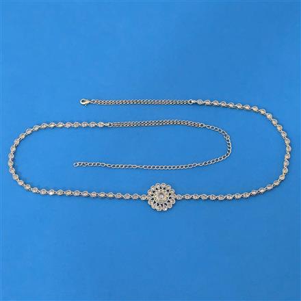 Antique Classic Belt With Mehndi Plating