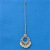 Antique Moti Tikka With Mehndi Plating