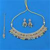Antique Moti Necklace With Mehndi Plating