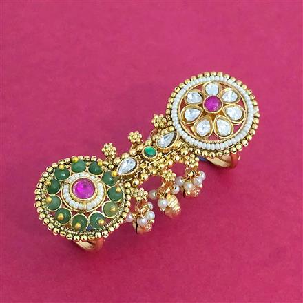 Antique Adjustable Ring With Gold Plating