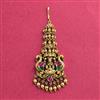 Antique Temple Tikka With Gold Plating