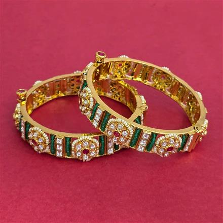 Antique Classic Bangles With Gold Plating