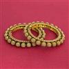 Antique Plain Gold Bangles With Gold Plating