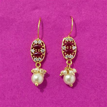 Antique Moti Earring With Gold Plating