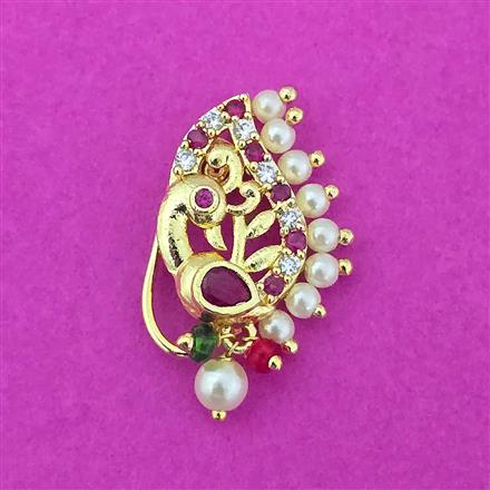 Antique Classic Nose Ring With Gold Plating