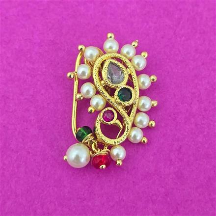 Antique Classic Nose Ring With Gold Plating