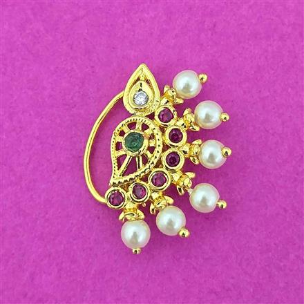 Antique Classic Nose Ring With Gold Plating