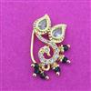 Antique Moti Nose Ring With Gold Plating