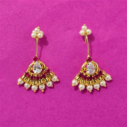 Antique Moti Earring With Gold Plating
