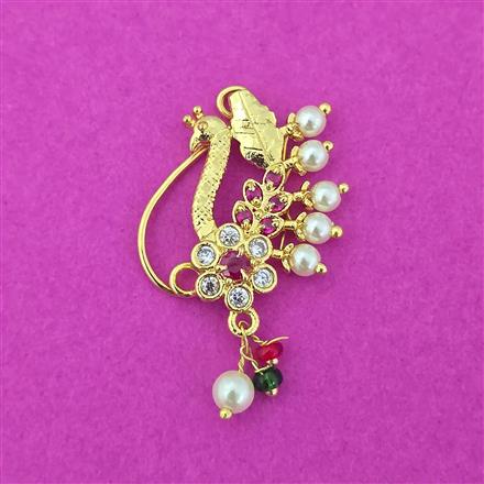 Antique Classic Nose Ring With Gold Plating