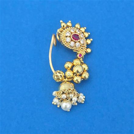 Antique Classic Nose Ring With Gold Plating